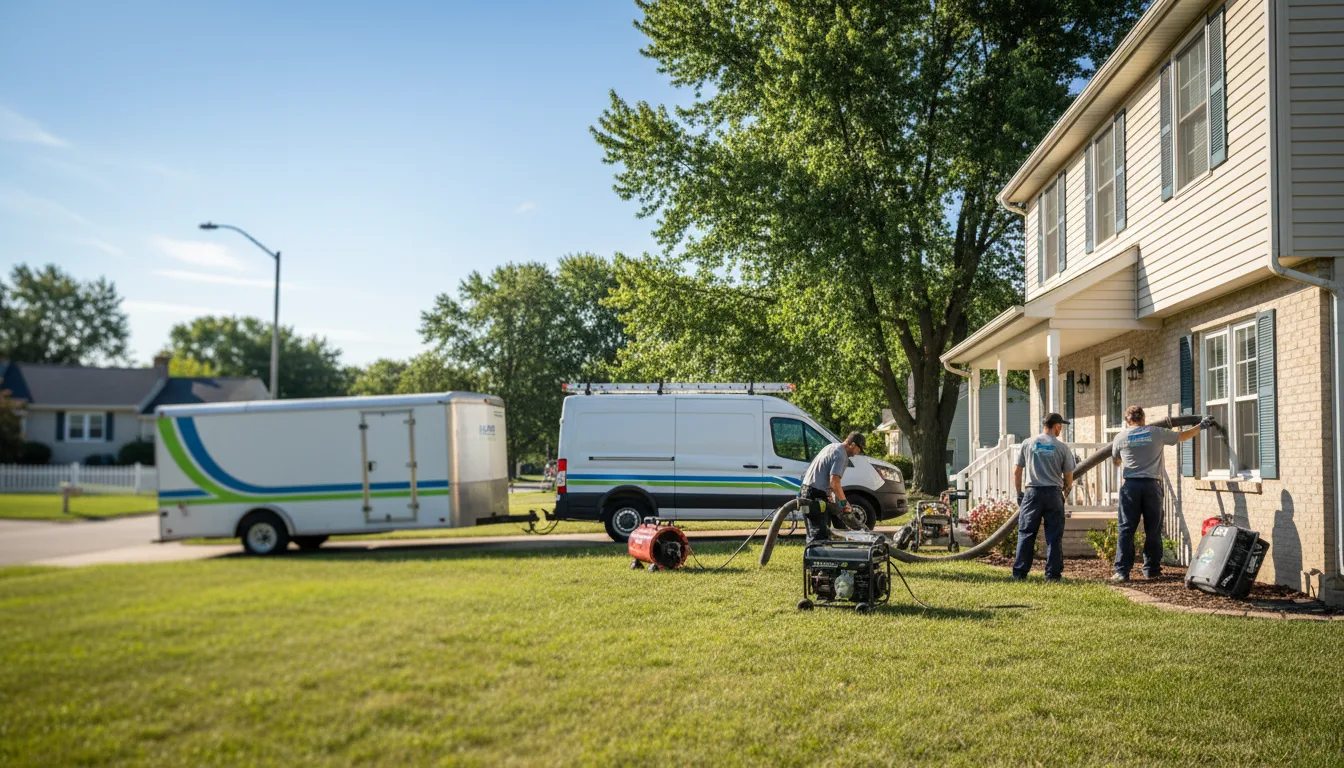 Flooded Basement Restoration And Cleanup With Repair in Walhonding, OH near me